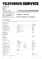 Telefunken HR-780-RDS-Service-Manual